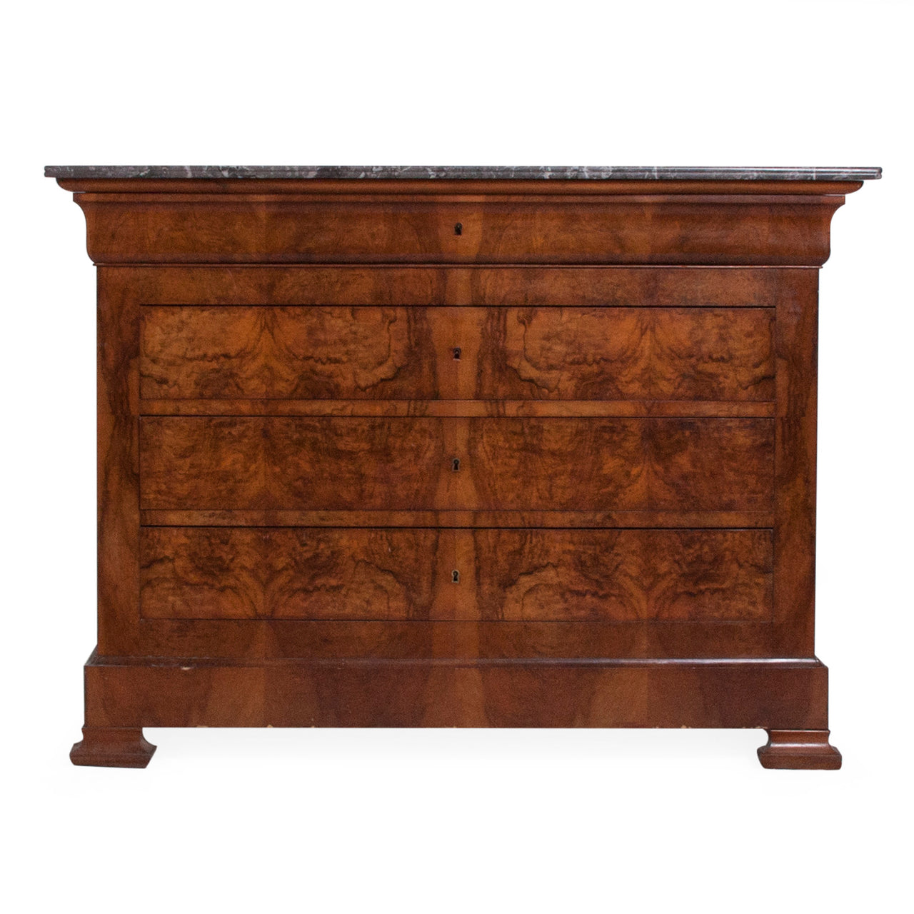 Louis Philippe French Mahogany Commode