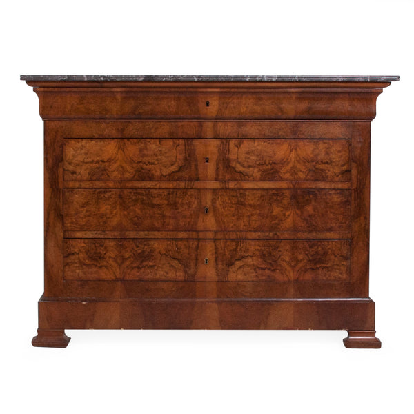 Louis Philippe French Mahogany Commode