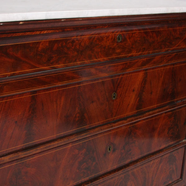 Louis Philippe Dresser in Flammmed Mahogany for sale at Pamono