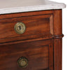 Louis XVI Commode with White Marble Top