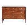 Louis XVI Commode with White Marble Top