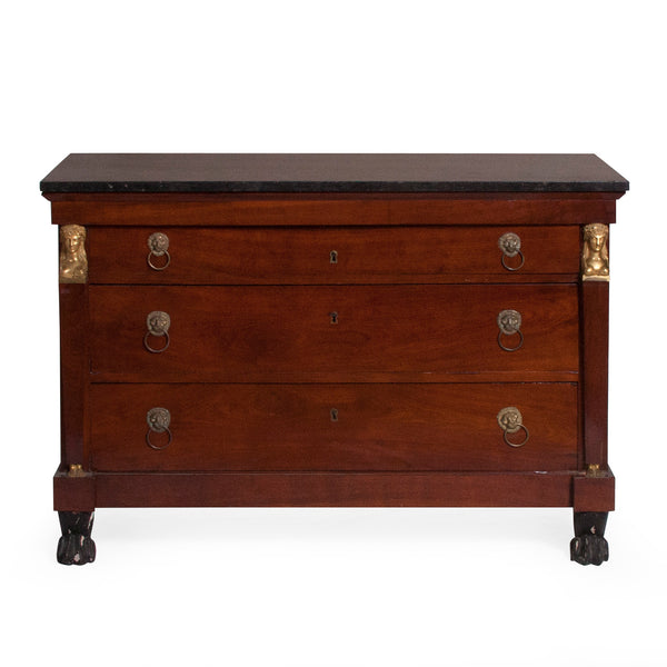 Empire d’Egypte Commode with Marble Top